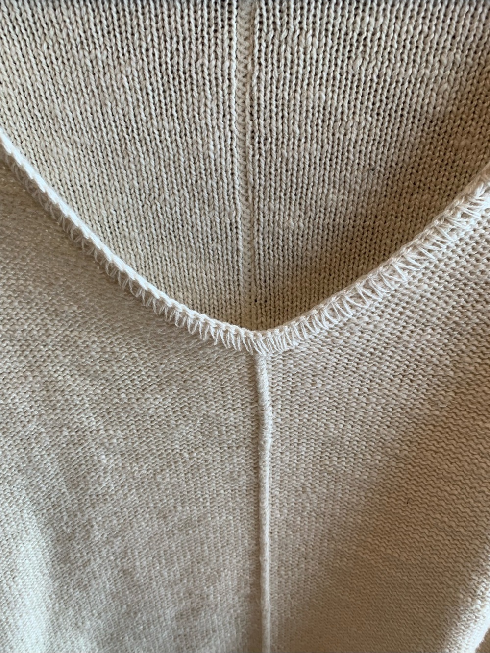 Sanctuary Cream Ribbed Knit sweater top - Picture 4 of 8